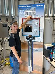 Unser Auszubildender Ben ist begeistert &nbsp;&copy;&nbsp;Haustechnik Lang